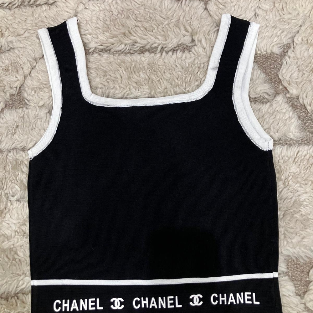 Black and White Tank Top